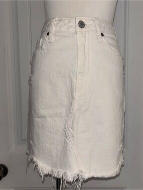 ⚪️🤍🦢 Abercrombie & Fitch Zoe Natural Rise Vintage A-Line Skirt 🦢🤍⚪️